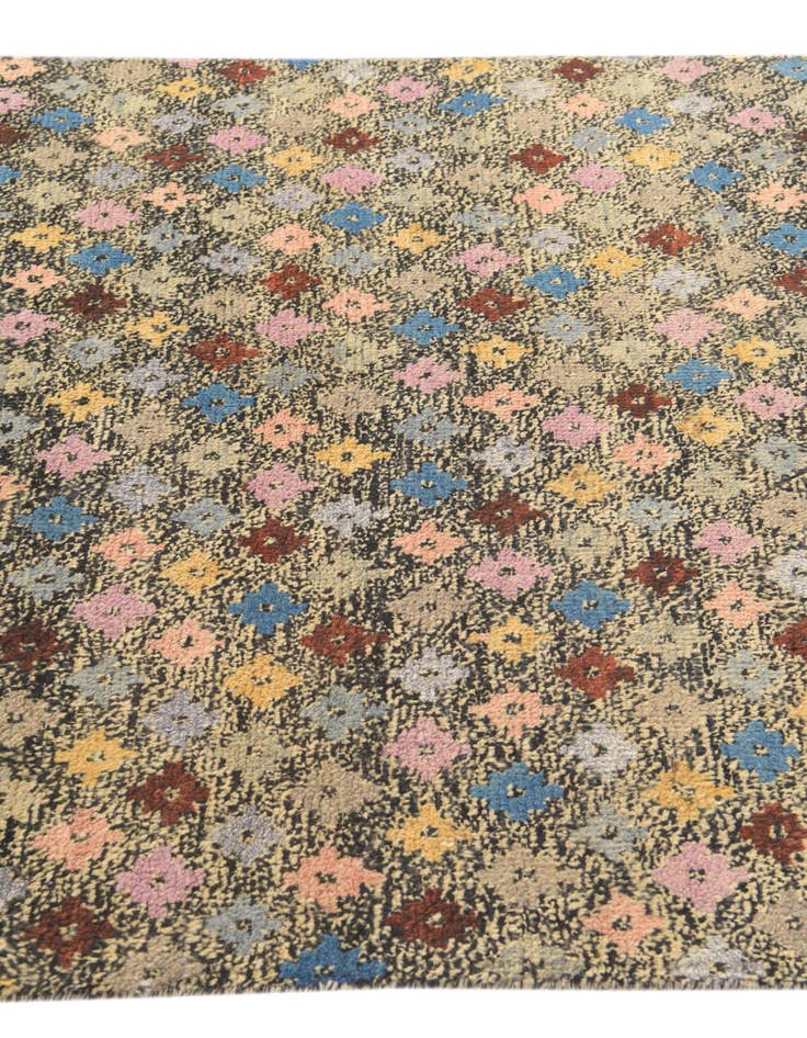 Detail image of  4' 2 x 6'  Hand Knotted Balouch Wool Rug