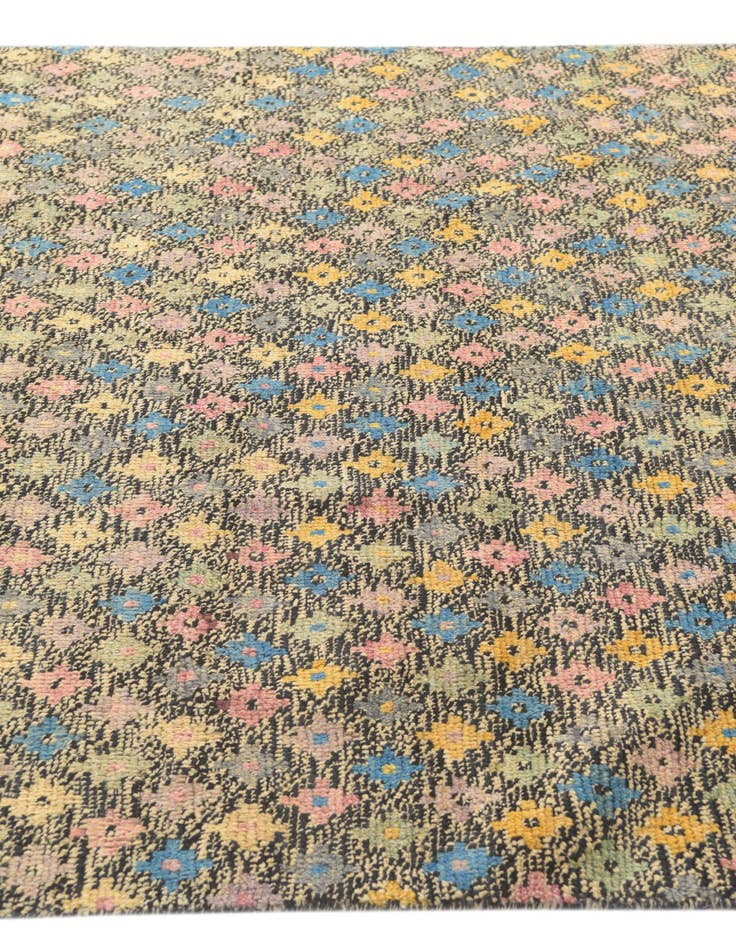 Detail image of  5' 6 x 8' 5  Hand Knotted Balouch Wool Rug