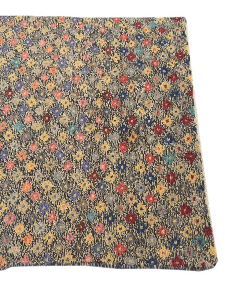 Detail image of  3' 8 x 6'  Hand Knotted Balouch Wool Rug