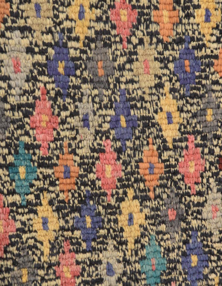 Detail image of  3' 8 x 6'  Hand Knotted Balouch Wool Rug