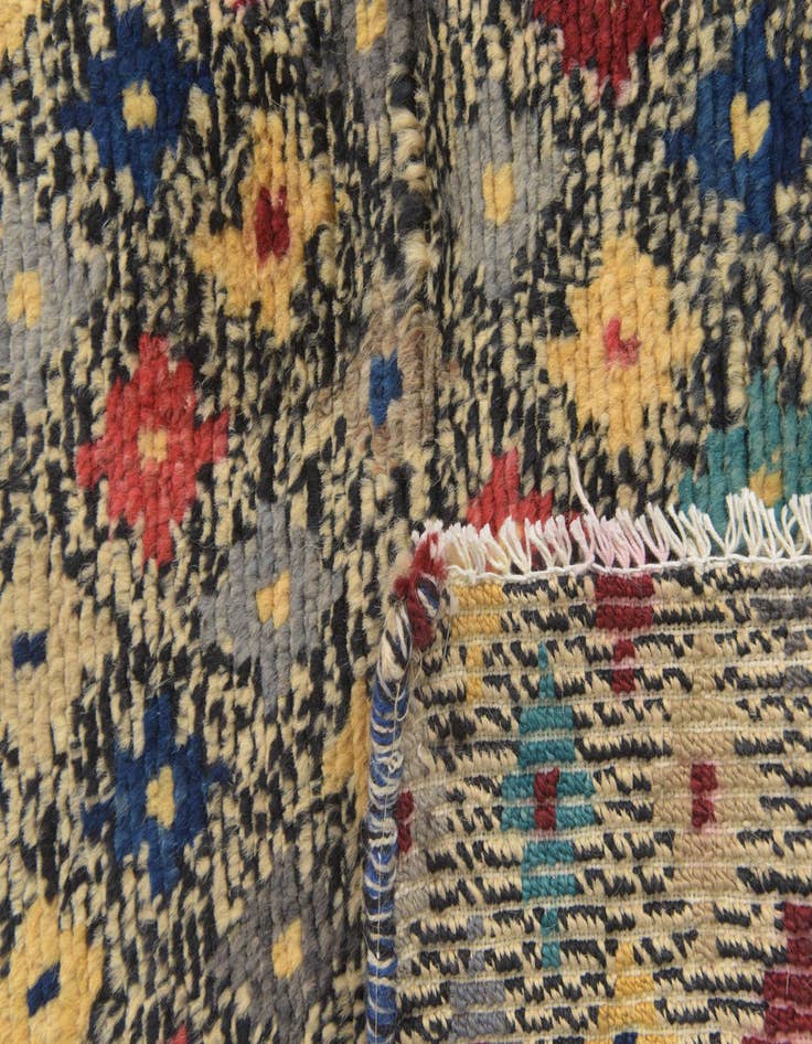 Detail image of  3' 8 x 6'  Hand Knotted Balouch Wool Rug