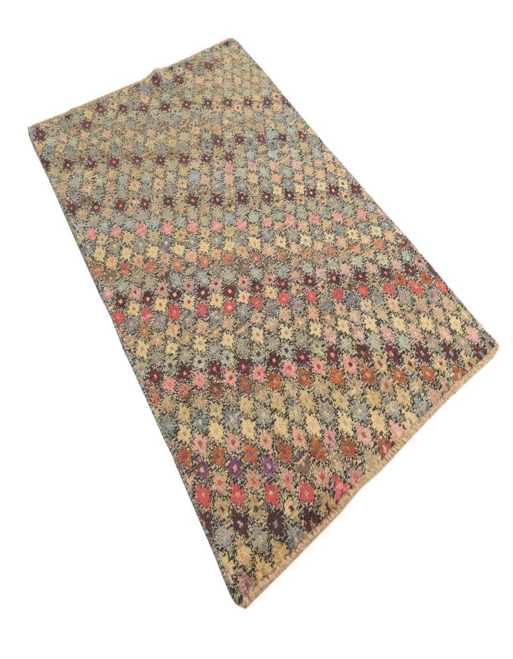 Detail image of  4' 1 x 6' 3  Hand Knotted Balouch Wool Rug