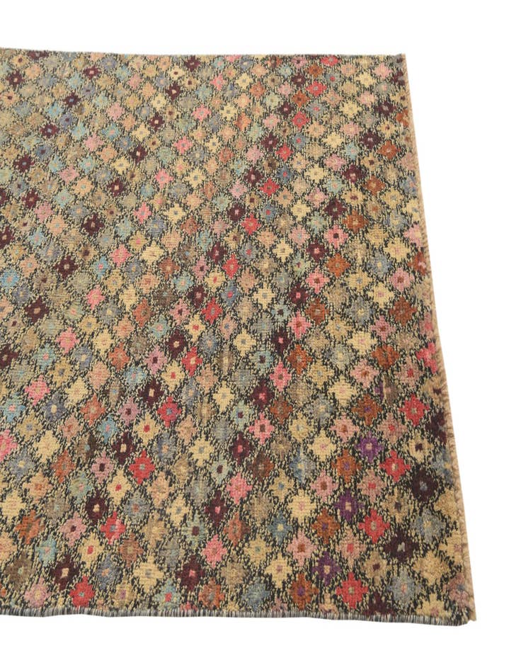 Detail image of  4' 1 x 6' 3  Hand Knotted Balouch Wool Rug
