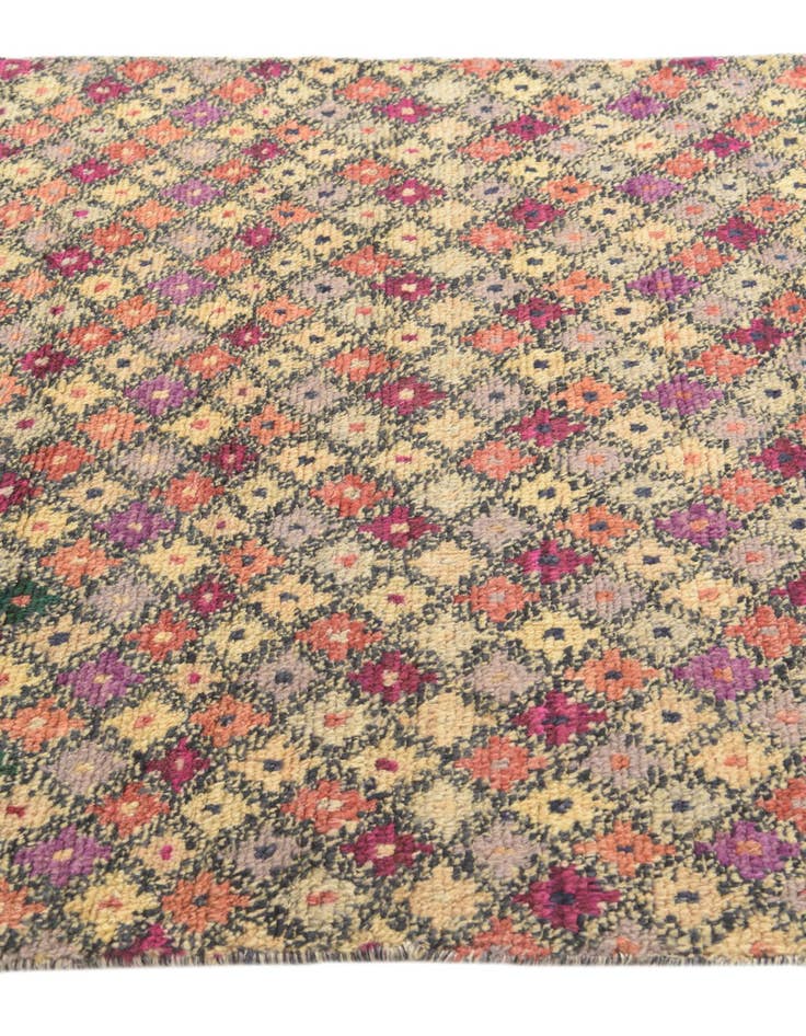 Detail image of  4' 3 x 6' 4  Hand Knotted Balouch Wool Rug