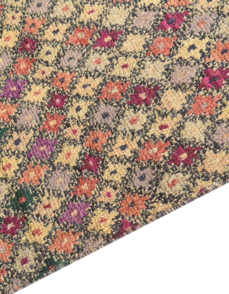 Detail image of  4' 3 x 6' 4  Hand Knotted Balouch Wool Rug