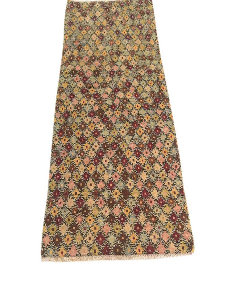 Detail image of  2' 10 x 5' 4  Hand Knotted Balouch Wool Rug