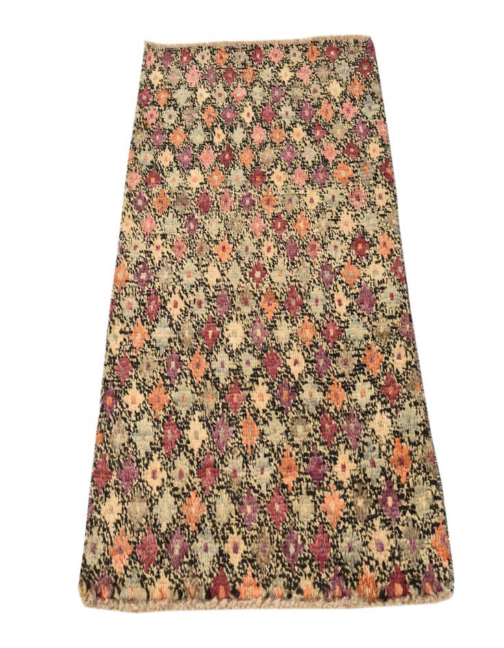 Detail image of  2' 9 x 4'  Hand Knotted Balouch Wool Rug