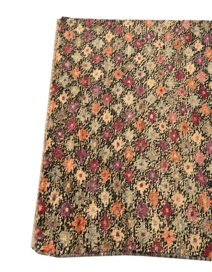 Detail image of  2' 9 x 4'  Hand Knotted Balouch Wool Rug