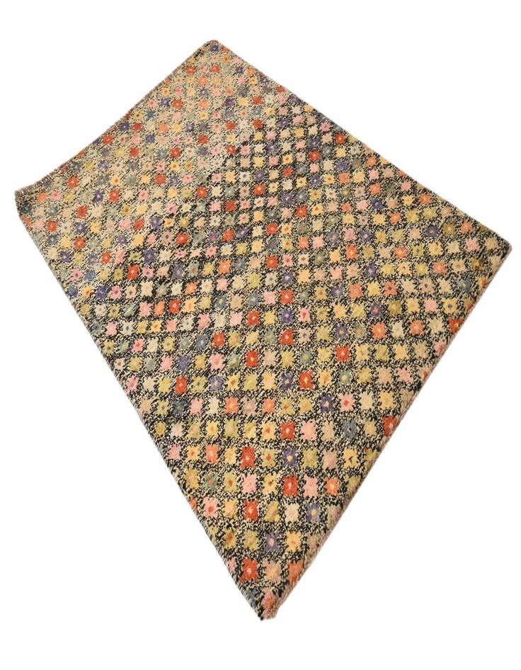 Detail image of  4' x 6' 1  Hand Knotted Balouch Wool Rug