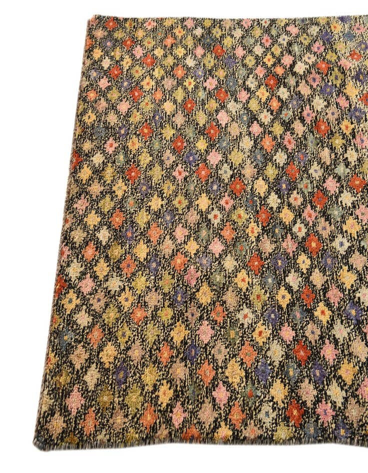 Detail image of  4' x 6' 1  Hand Knotted Balouch Wool Rug