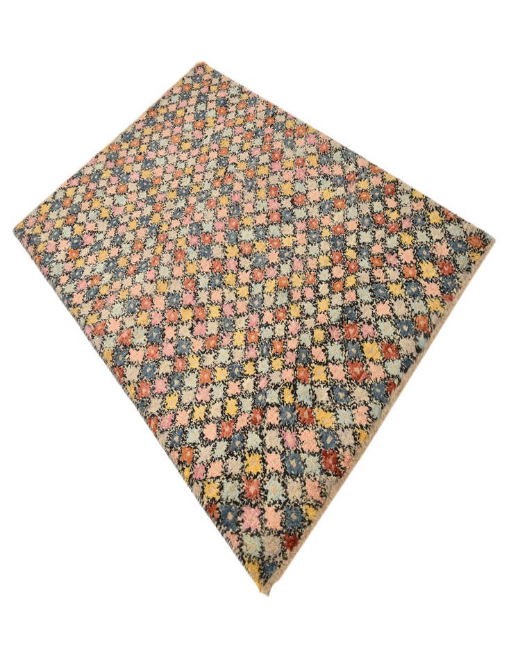 Detail image of  4' 1 x 6' 3  Hand Knotted Balouch Wool Rug