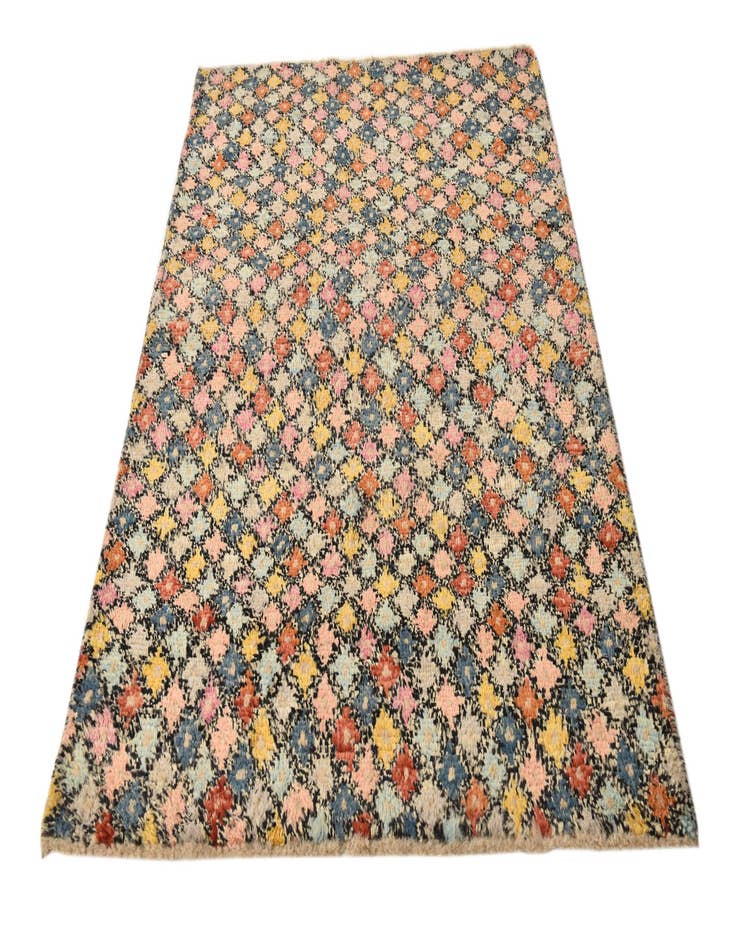 Detail image of  4' 1 x 6' 3  Hand Knotted Balouch Wool Rug