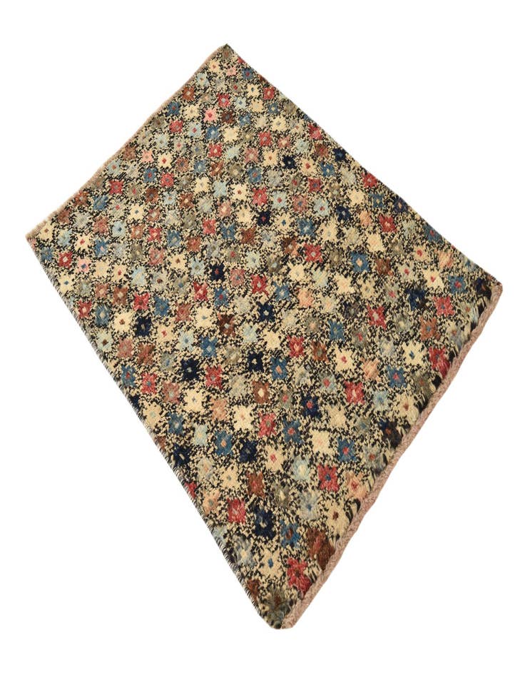 Detail image of  2' 9 x 4'  Hand Knotted Balouch Wool Rug