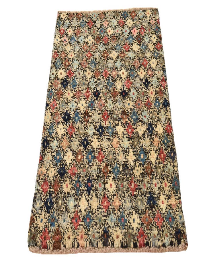 Detail image of  2' 9 x 4'  Hand Knotted Balouch Wool Rug