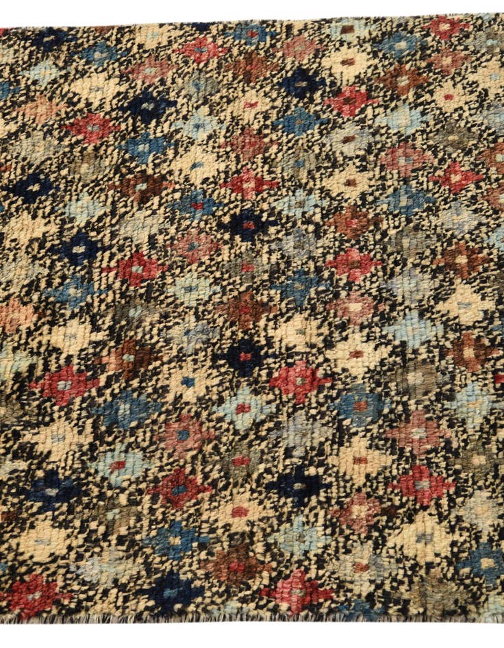 Detail image of  2' 9 x 4'  Hand Knotted Balouch Wool Rug
