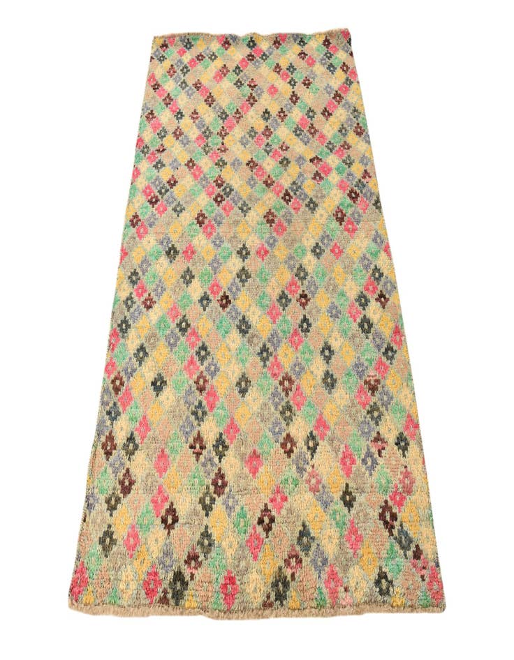 Detail image of  4' 1 x 6' 2  Hand Knotted Balouch Wool Rug