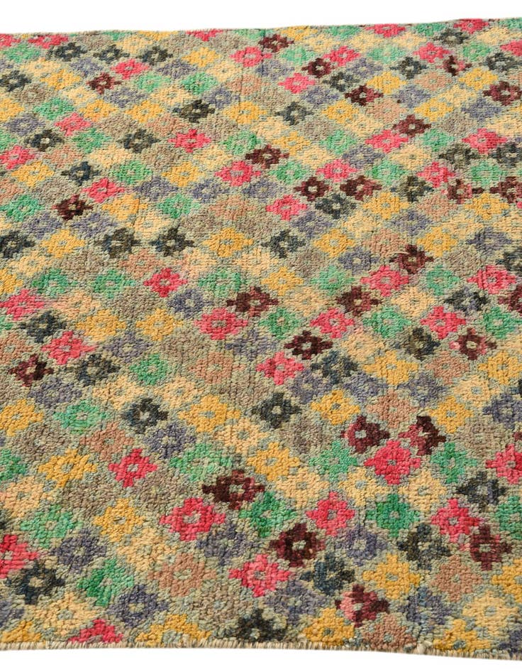 Detail image of  4' 1 x 6' 2  Hand Knotted Balouch Wool Rug