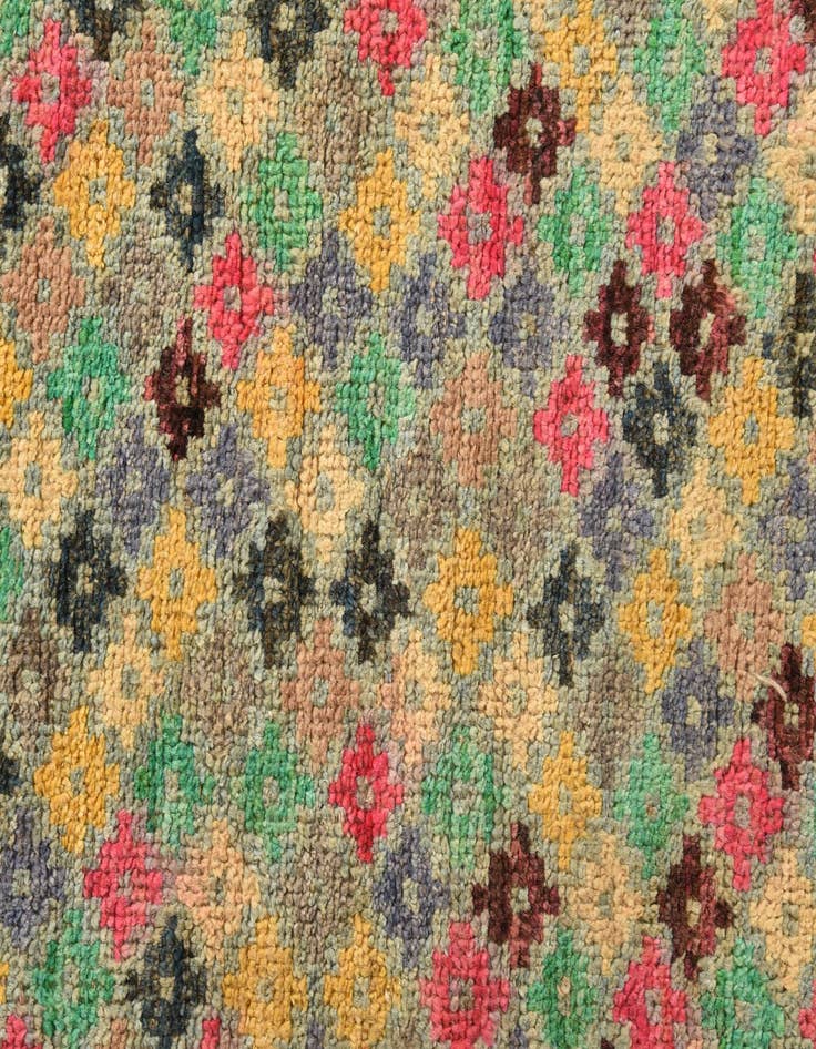 Detail image of  4' 1 x 6' 2  Hand Knotted Balouch Wool Rug