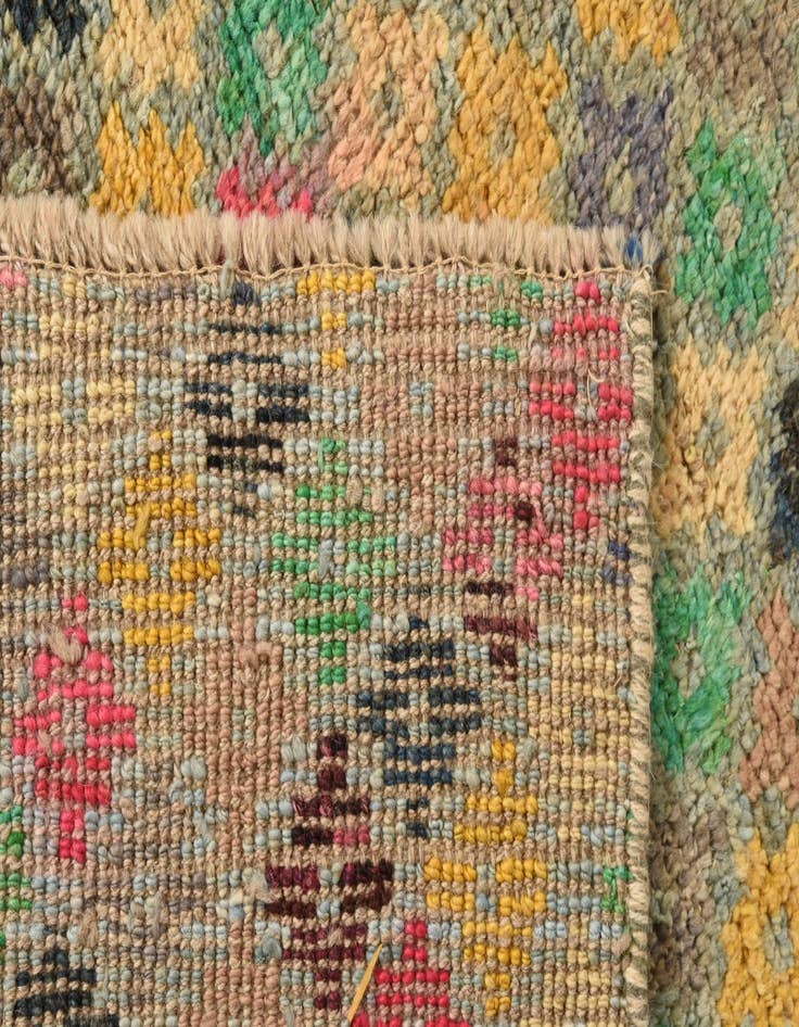 Detail image of  4' 1 x 6' 2  Hand Knotted Balouch Wool Rug