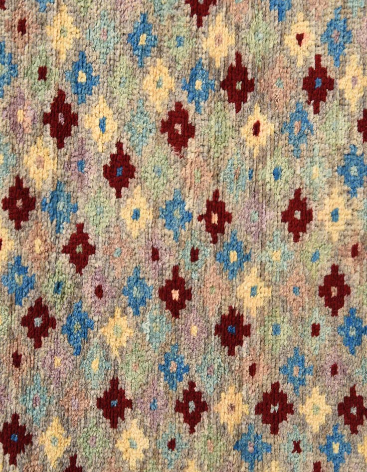 Detail image of  3' 1 x 5' 2  Hand Knotted Balouch Wool Rug