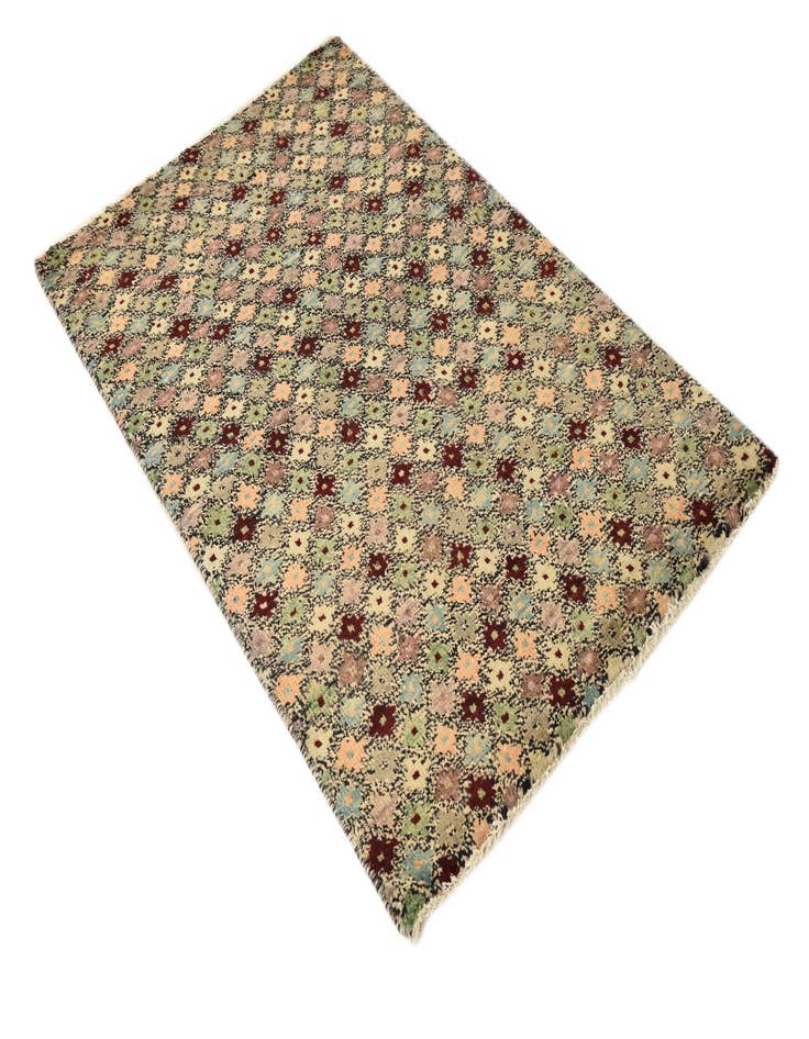 Detail image of  3' 2 x 5'  Hand Knotted Balouch Wool Rug