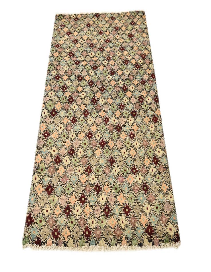 Detail image of  3' 2 x 5'  Hand Knotted Balouch Wool Rug