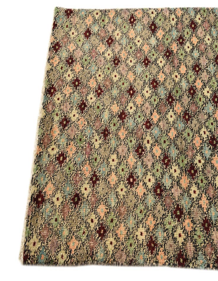 Detail image of  3' 2 x 5'  Hand Knotted Balouch Wool Rug