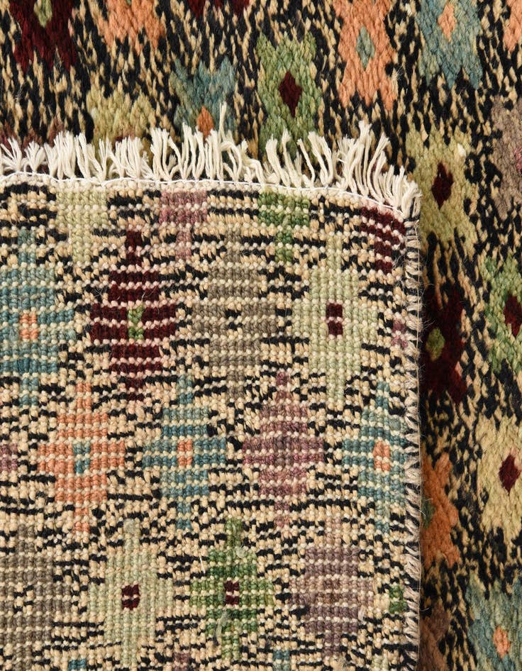 Detail image of  3' 2 x 5'  Hand Knotted Balouch Wool Rug