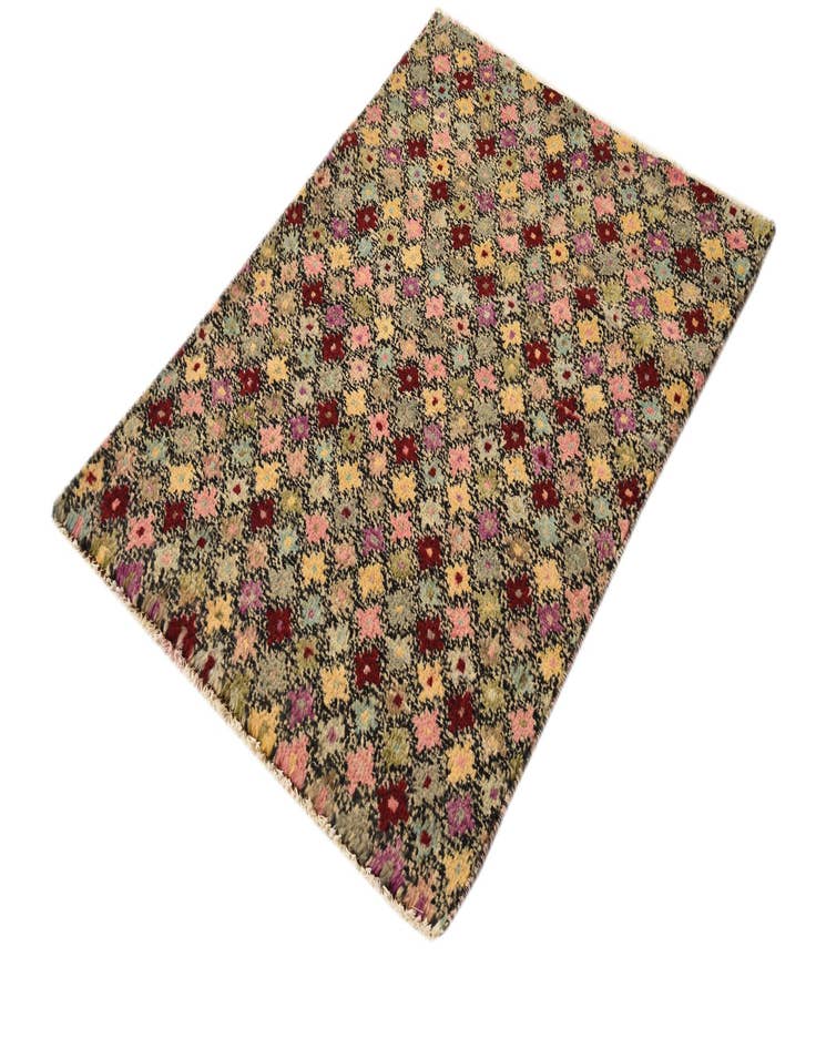 Detail image of  2' 10 x 4'  Hand Knotted Balouch Wool Rug