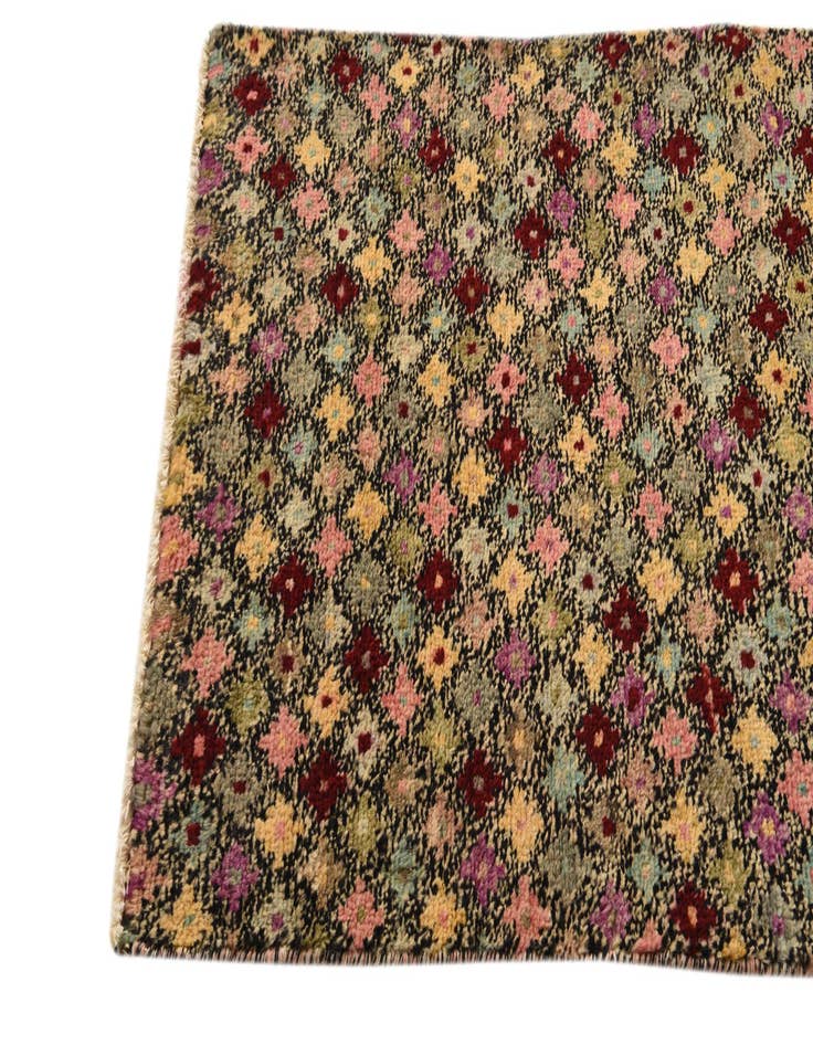 Detail image of  2' 10 x 4'  Hand Knotted Balouch Wool Rug