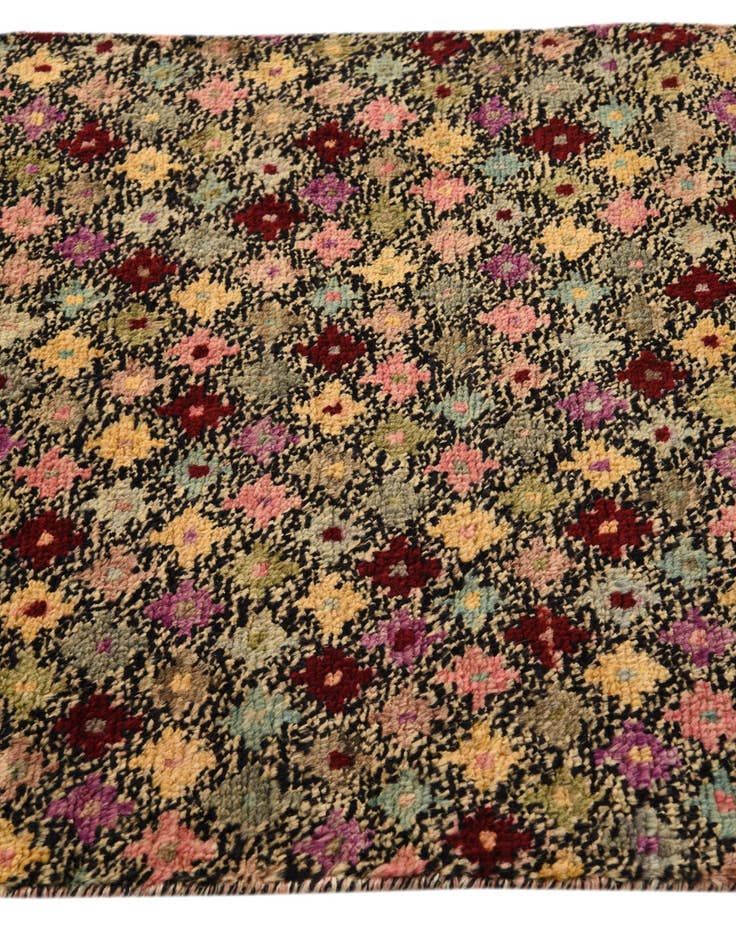 Detail image of  2' 10 x 4'  Hand Knotted Balouch Wool Rug