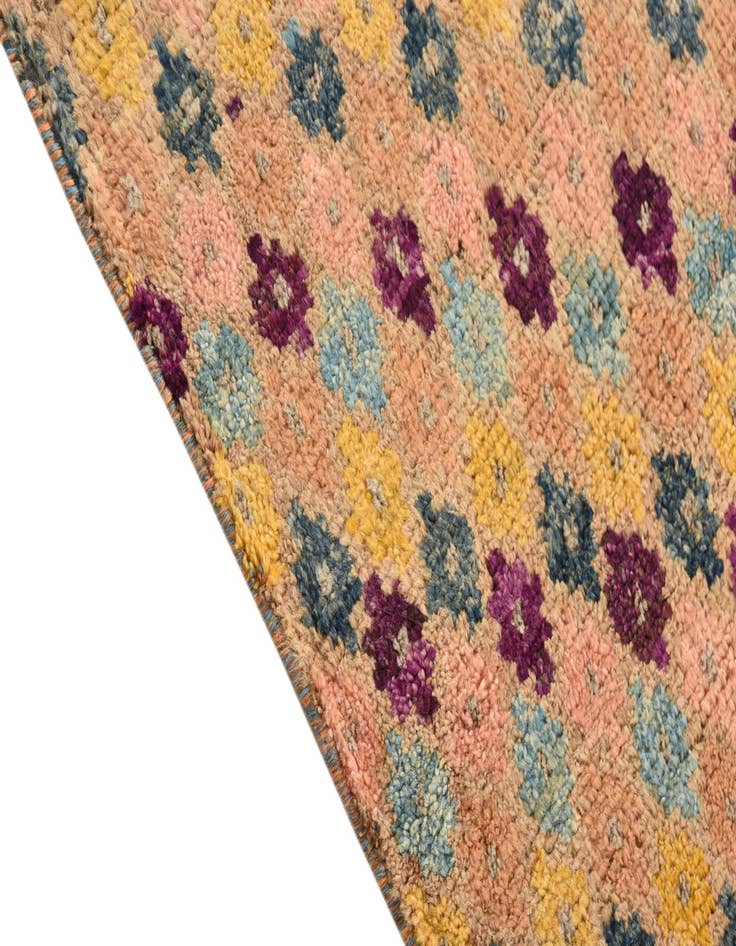 Detail image of  3' 2 x 5' 5  Hand Knotted Balouch Wool Rug
