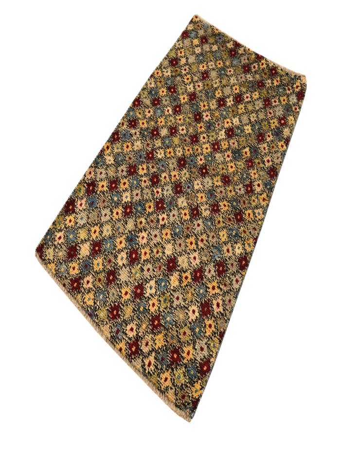 Detail image of  3' 1 x 5' 3  Hand Knotted Balouch Wool Rug