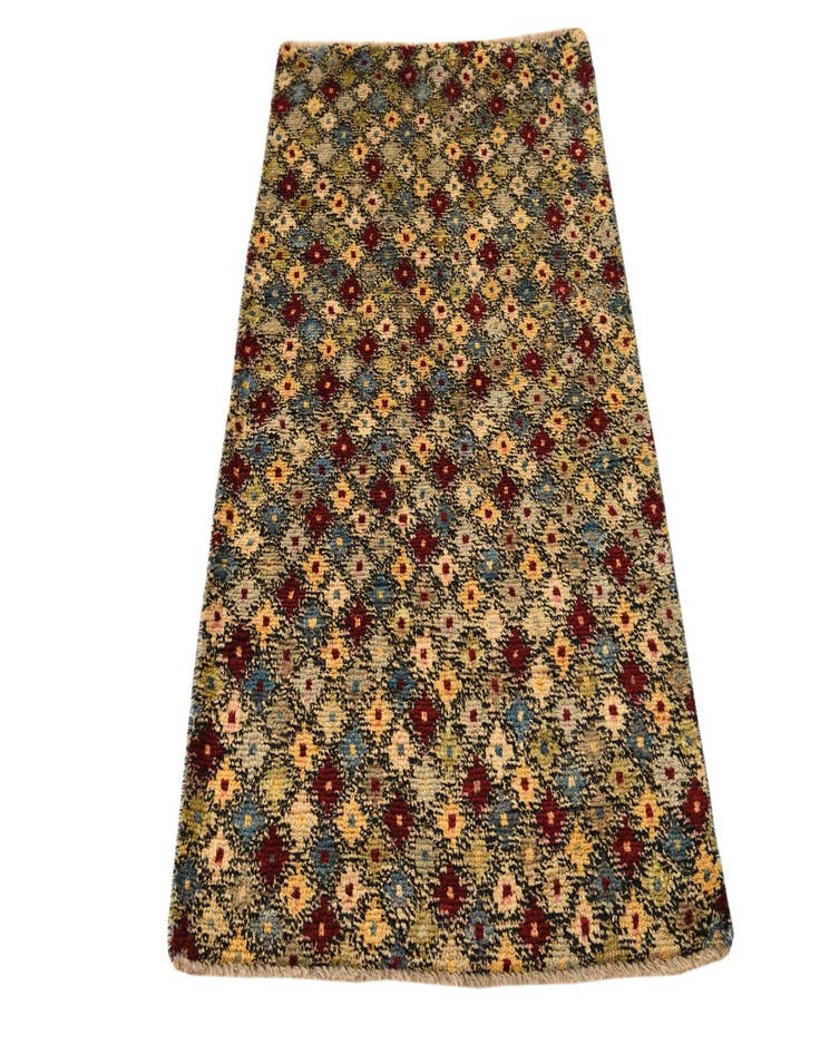 Detail image of  3' 1 x 5' 3  Hand Knotted Balouch Wool Rug