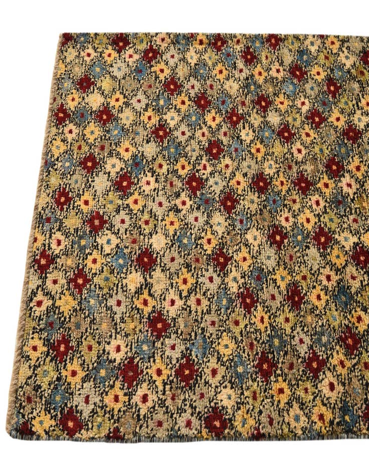 Detail image of  3' 1 x 5' 3  Hand Knotted Balouch Wool Rug