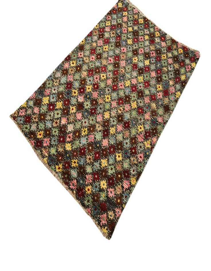 Detail image of  3' 1 x 5'  Hand Knotted Balouch Wool Rug