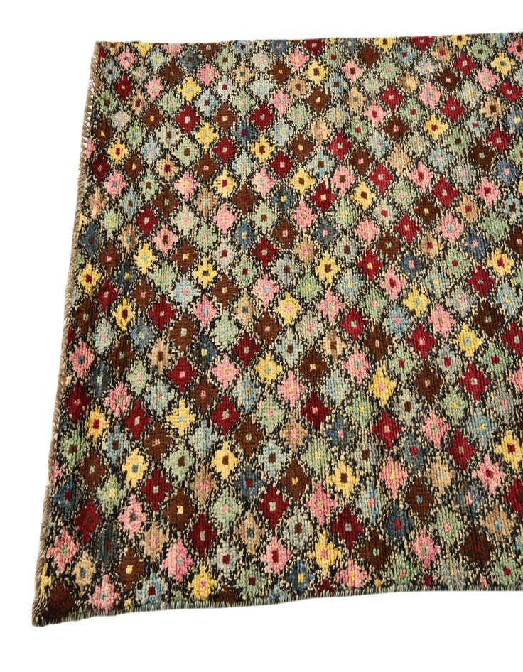 Detail image of  3' 1 x 5'  Hand Knotted Balouch Wool Rug