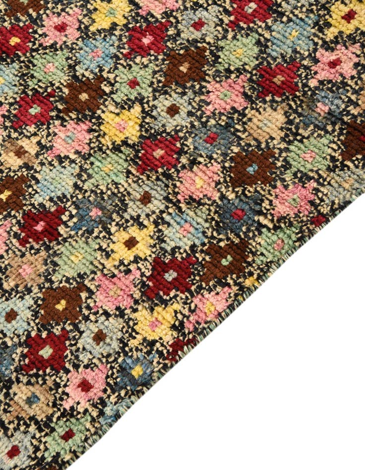 Detail image of  3' 1 x 5'  Hand Knotted Balouch Wool Rug