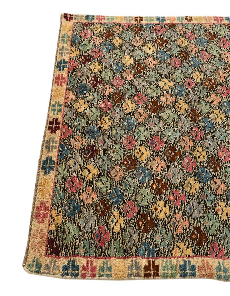 Detail image of  4' 3 x 6' 4  Hand Knotted Balouch Wool Rug