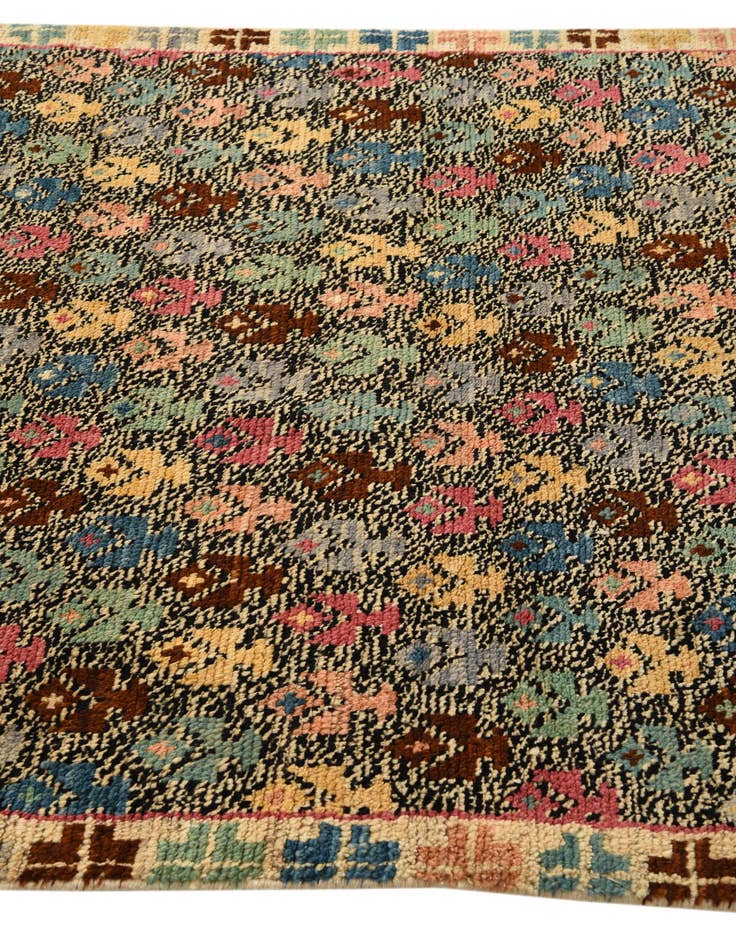 Detail image of  4' 3 x 6' 4  Hand Knotted Balouch Wool Rug