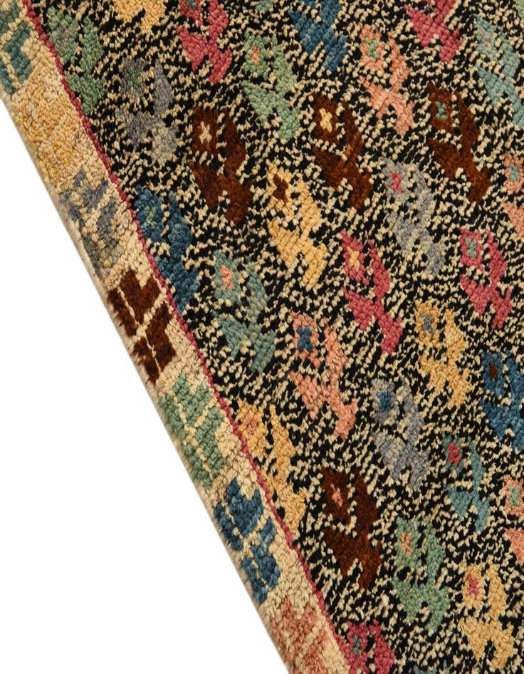 Detail image of  4' 3 x 6' 4  Hand Knotted Balouch Wool Rug