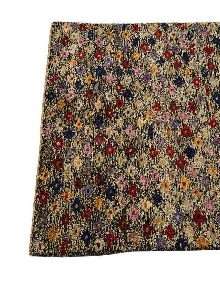 Detail image of  3' 2 x 5'  Hand Knotted Balouch Wool Rug