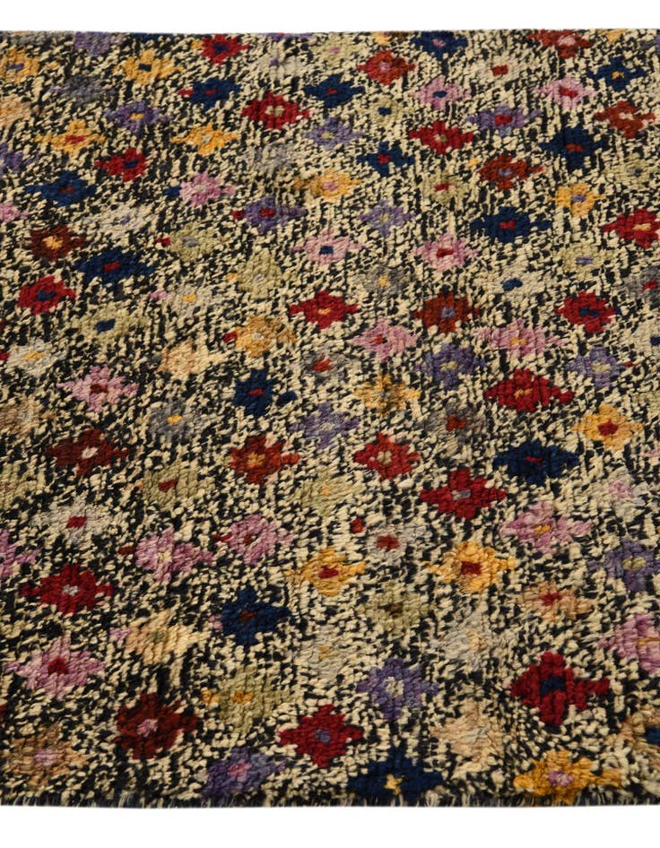 Detail image of  3' 2 x 5'  Hand Knotted Balouch Wool Rug
