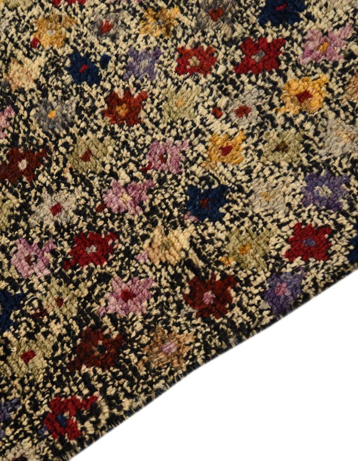 Detail image of  3' 2 x 5'  Hand Knotted Balouch Wool Rug