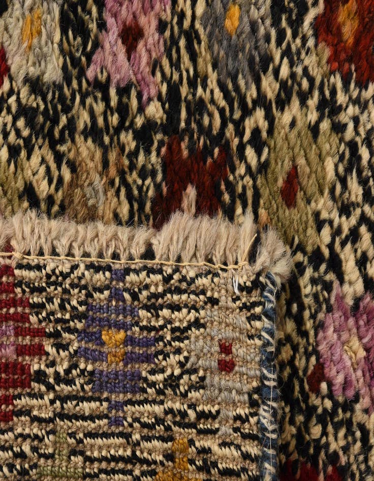 Detail image of  3' 2 x 5'  Hand Knotted Balouch Wool Rug