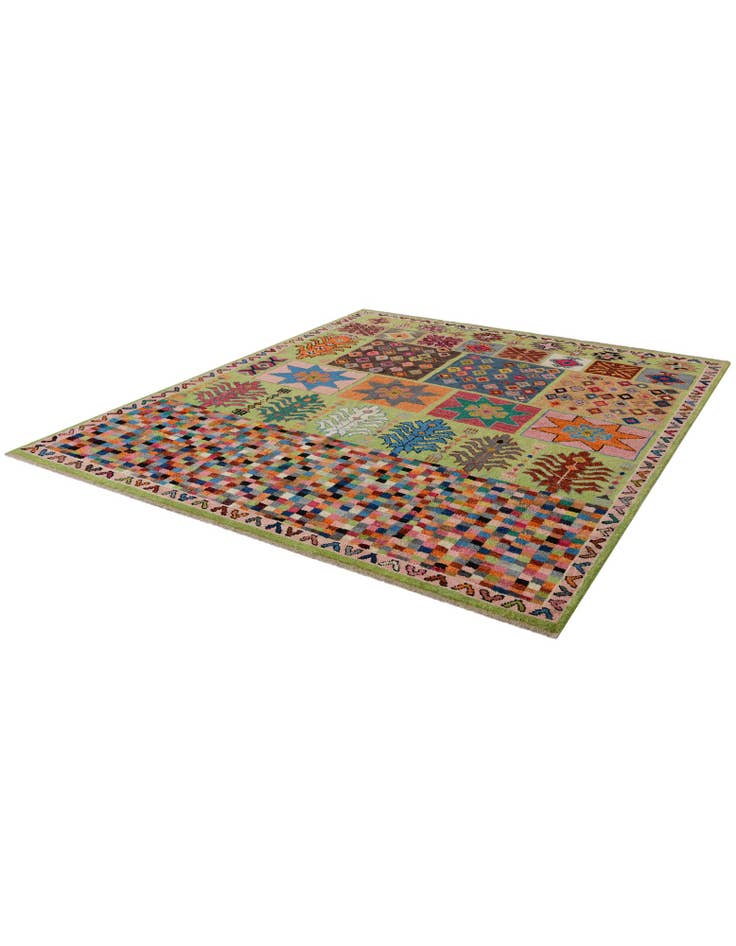 Detail image of 8' 5 x 10' Hand Knotted Balouch Wool Rug