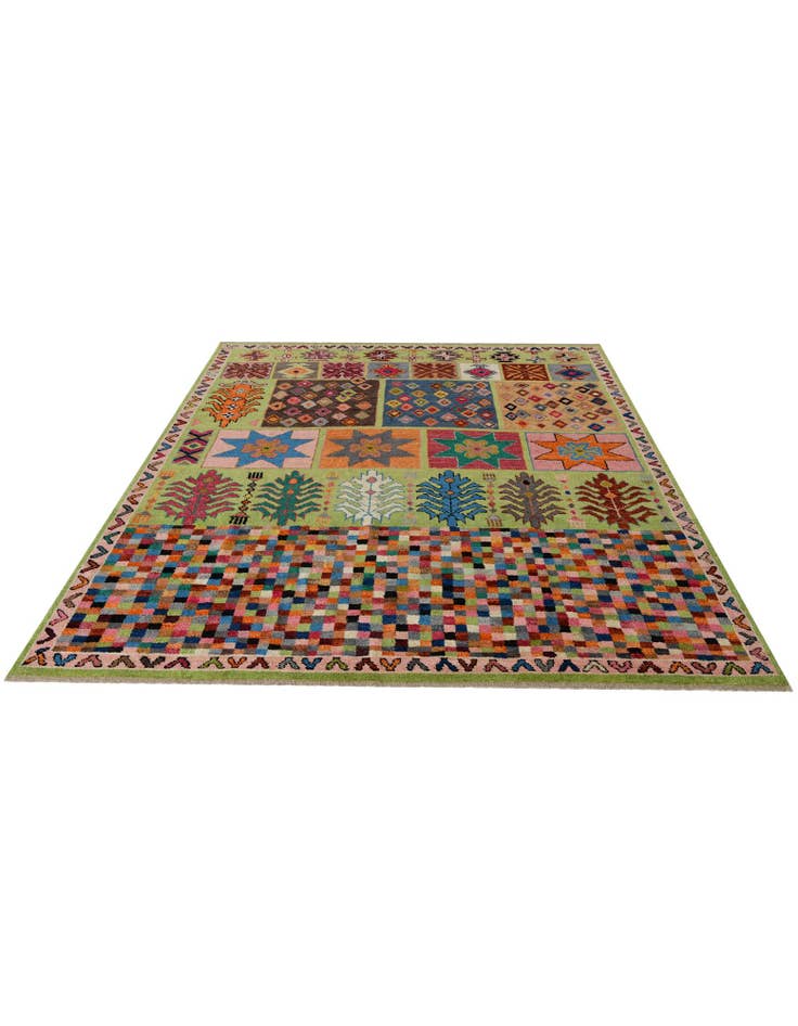 Detail image of 8' 5 x 10' Hand Knotted Balouch Wool Rug