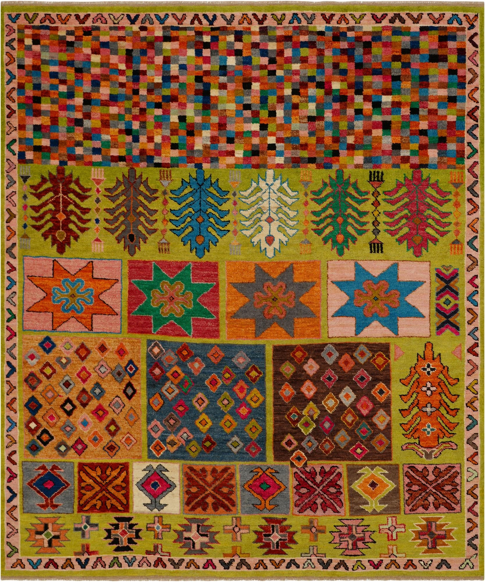 8' 5 x 10' Hand Knotted Balouch Wool Rug