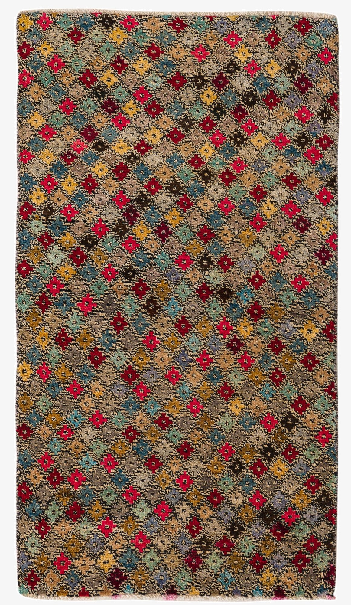  3' x 5' 4  Hand Knotted Balouch Wool Rug