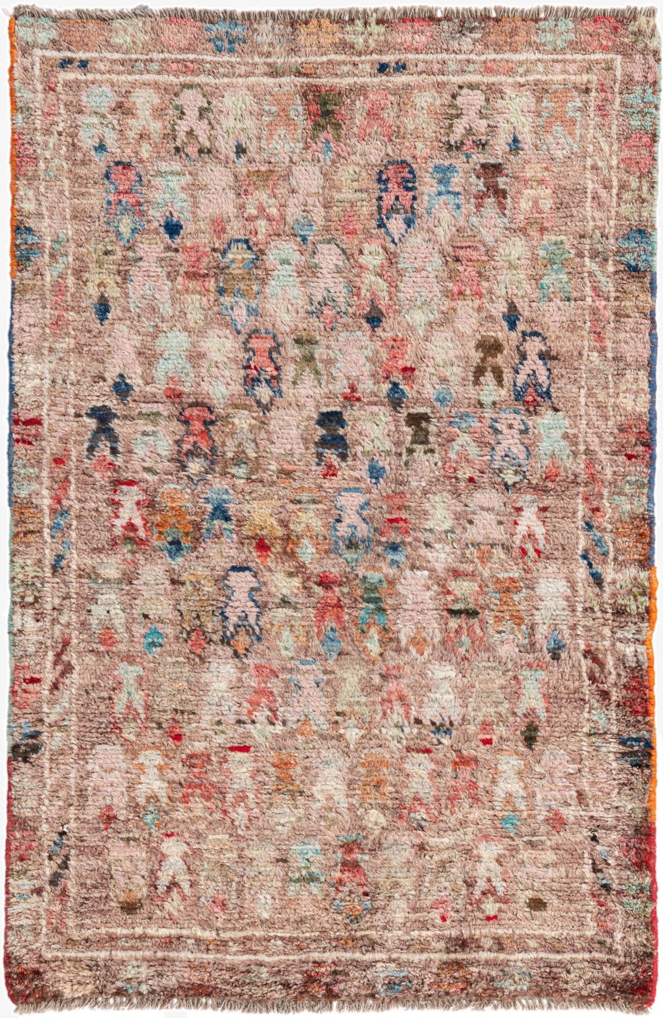  2' 9 x 4' 4  Hand Knotted Balouch Wool Rug